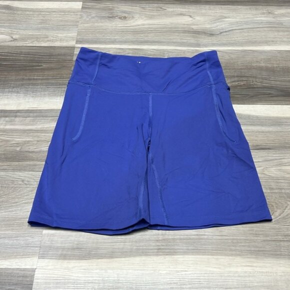 Under armour blue bike shorts with pockets size medium - Picture 3 of 8